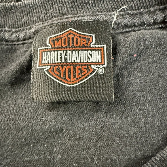 Harley-Davidson Cowboy Austin Texas T-Shirt – Vintage Biker Tee, Faded Black, XL - Picture 4 of 8